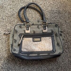 Ralph Lauren Gray and Black Women's Bag